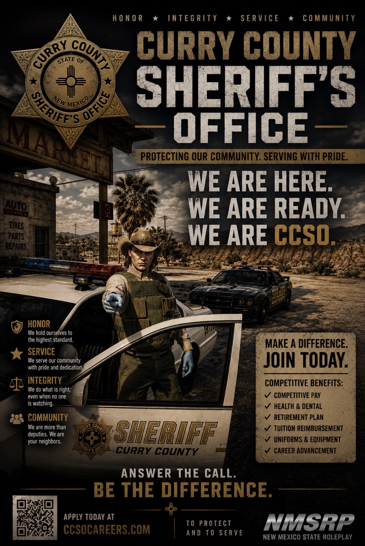 Curry County Sheriff's Office poster